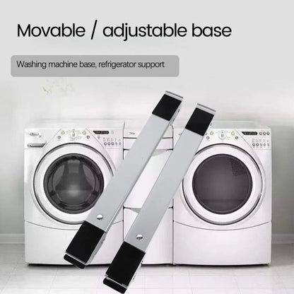 Adjustable Washing Machine Stand with Wheels 45 to 65 cm