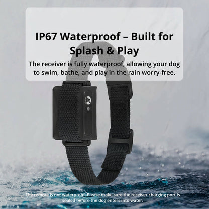 Adjustable Waterproof Dog Training Collar with Remote Control