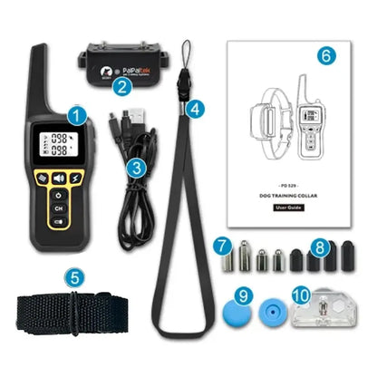 Adjustable Waterproof Dog Training Collar with Remote Control