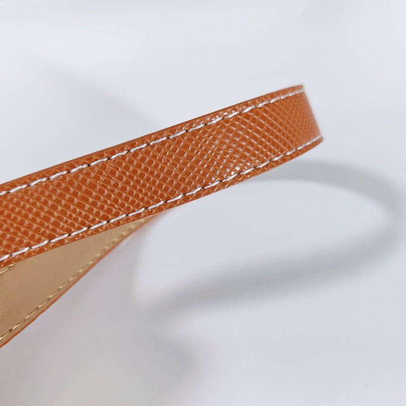 Adjustable Women's Leather Belt Slim Waist Strap
