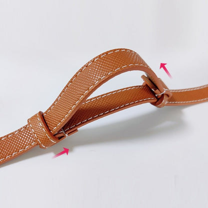 Adjustable Women's Leather Belt Slim Waist Strap