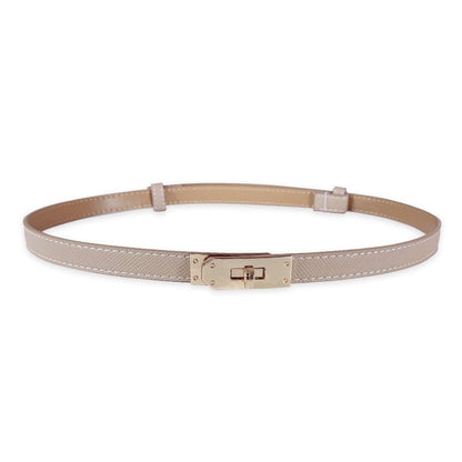 Adjustable Women's Leather Belt Slim Waist Strap