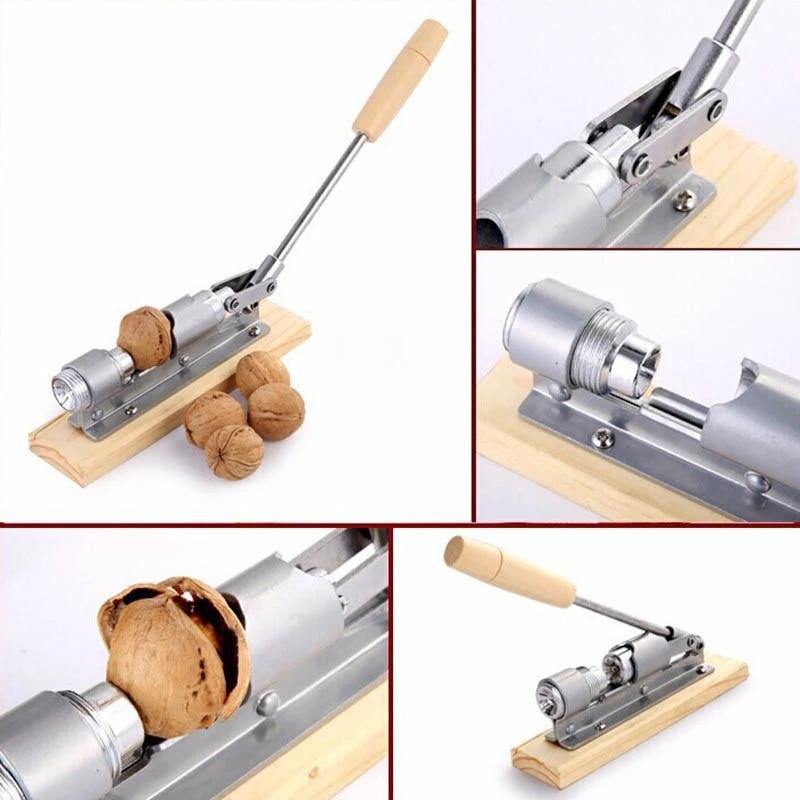 Adjustable Wooden Nut Cracker Tool