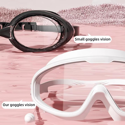 Adult Anti Fog Swimming Goggles with UV Protection and Leak Resistant Silicone Seal