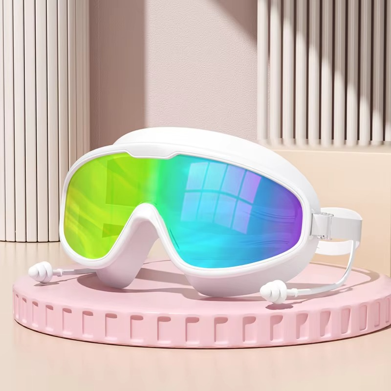 Adult Anti Fog Swimming Goggles with UV Protection and Leak Resistant Silicone Seal