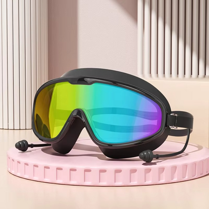 Adult Anti Fog Swimming Goggles with UV Protection and Leak Resistant Silicone Seal