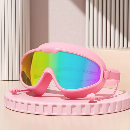 Adult Anti Fog Swimming Goggles with UV Protection and Leak Resistant Silicone Seal