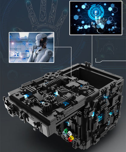 Advanced Puzzle Unlock Box with Multi-Step Mechanisms