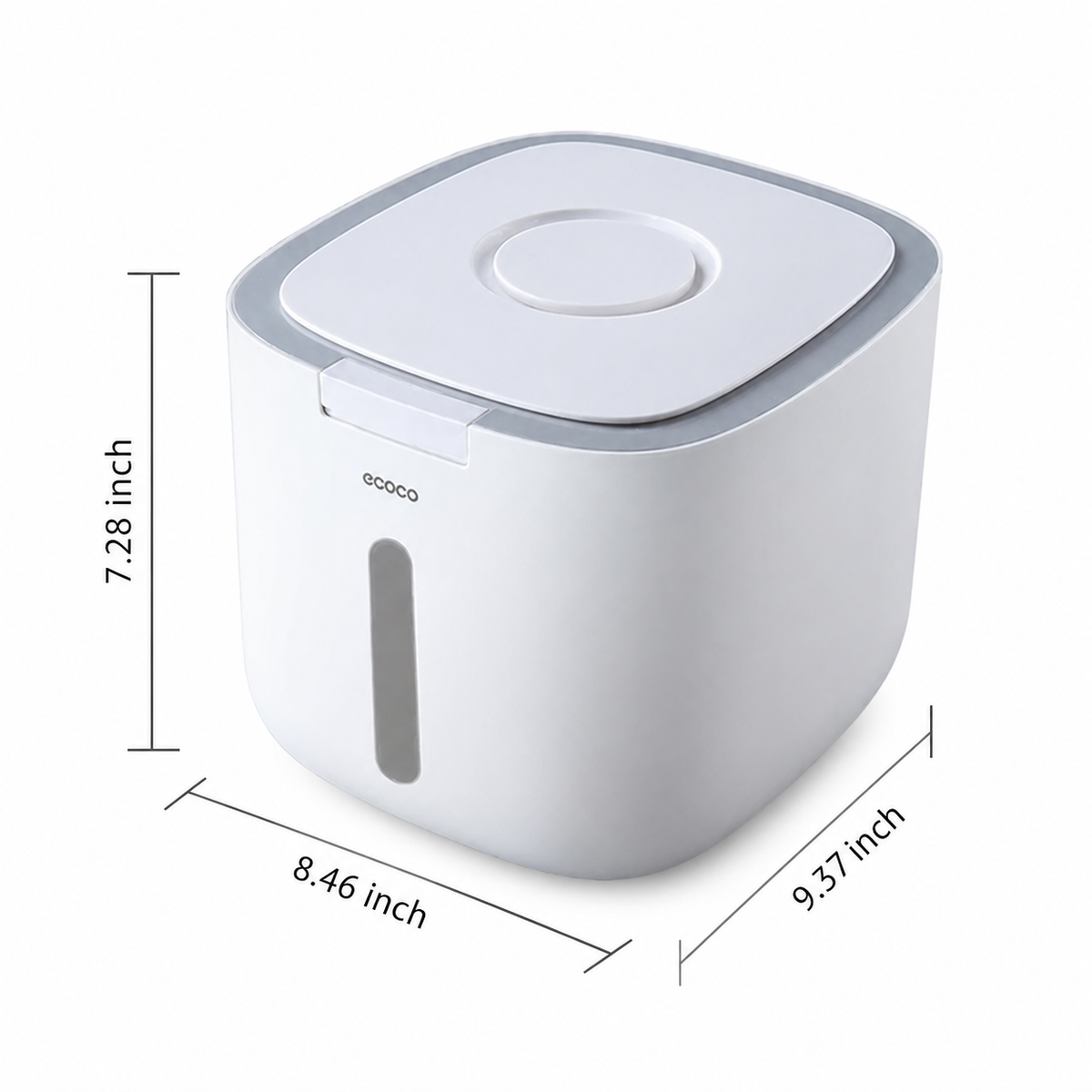 Airtight Pet Food Storage Container with Measuring Cup