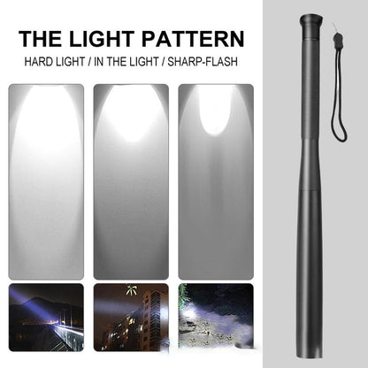 Aluminum Alloy LED Utility Flashlight with Three Lighting Modes