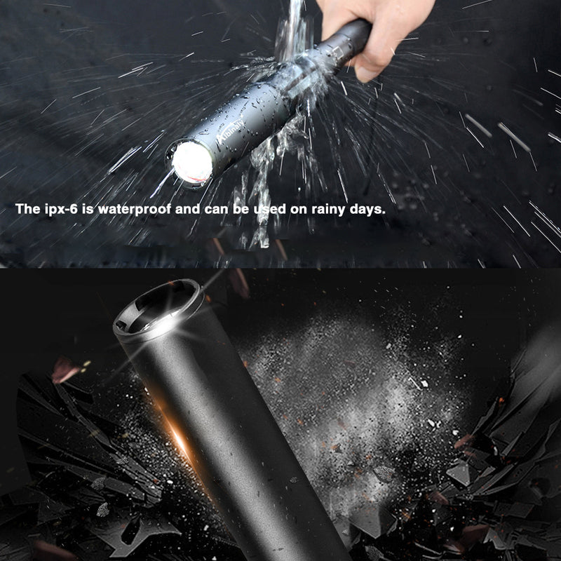 Aluminum Alloy LED Utility Flashlight with Three Lighting Modes