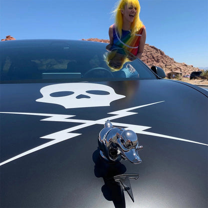 Angry Rubber Duck Car Hood Ornament