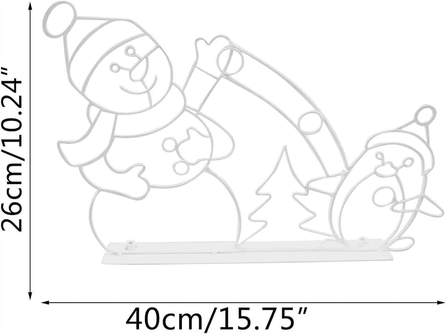 Animated LED Snowman Penguin Christmas Outdoor Light Decor