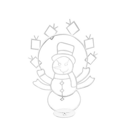 Animated LED Snowman Penguin Christmas Outdoor Light Decor