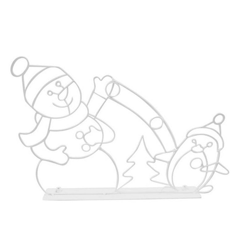 Animated LED Snowman Penguin Christmas Outdoor Light Decor