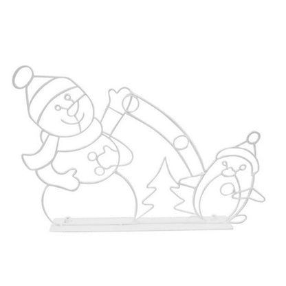 Animated LED Snowman Penguin Christmas Outdoor Light Decor