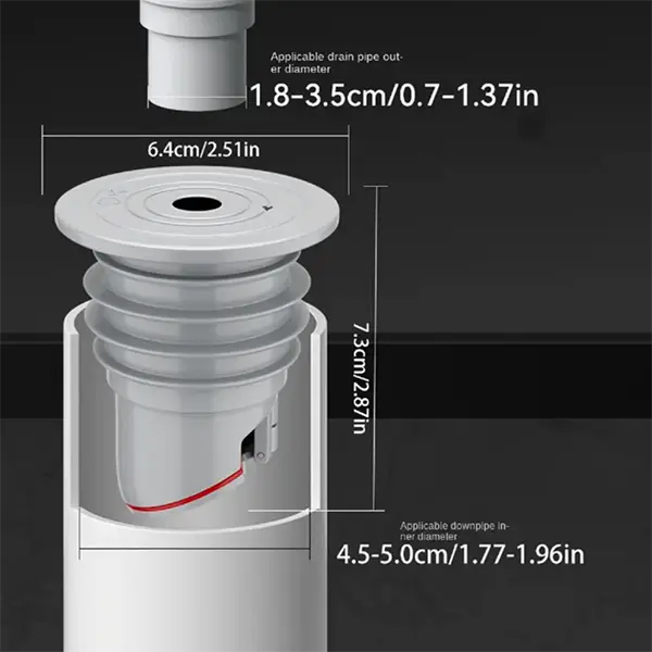 Anti Backflow Drain Valve for Washing Machine and Sink