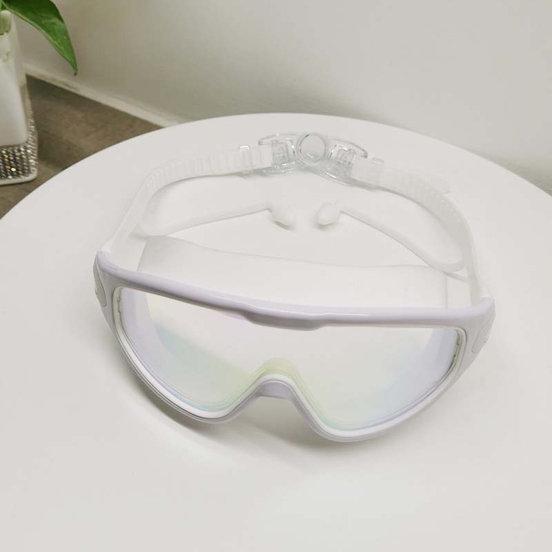 Anti Fog Wide View Swimming Goggles with Silicone Seal