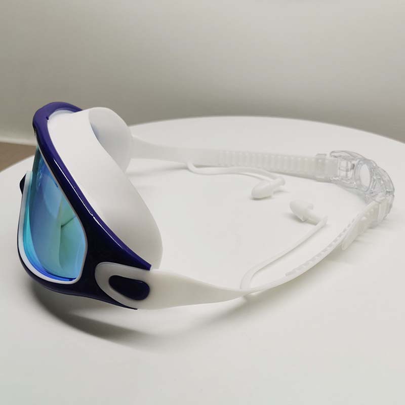 Anti Fog Wide View Swimming Goggles with Silicone Seal