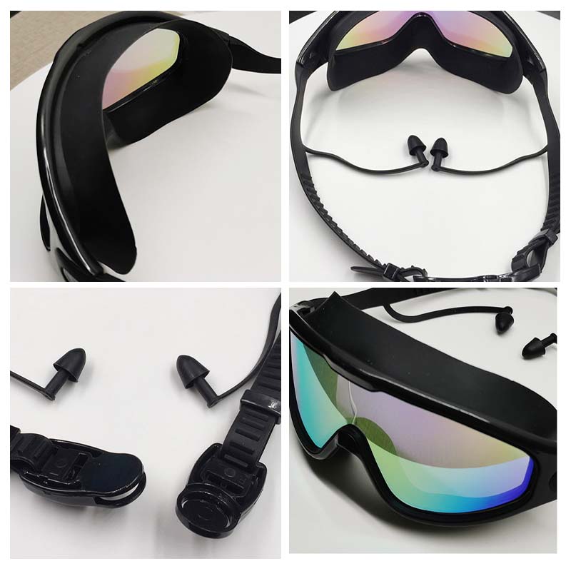 Anti Fog Wide View Swimming Goggles with Silicone Seal