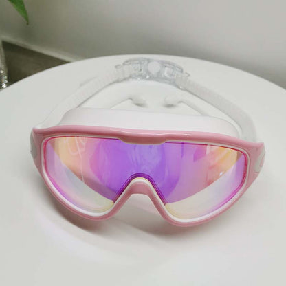 Anti Fog Wide View Swimming Goggles with Silicone Seal