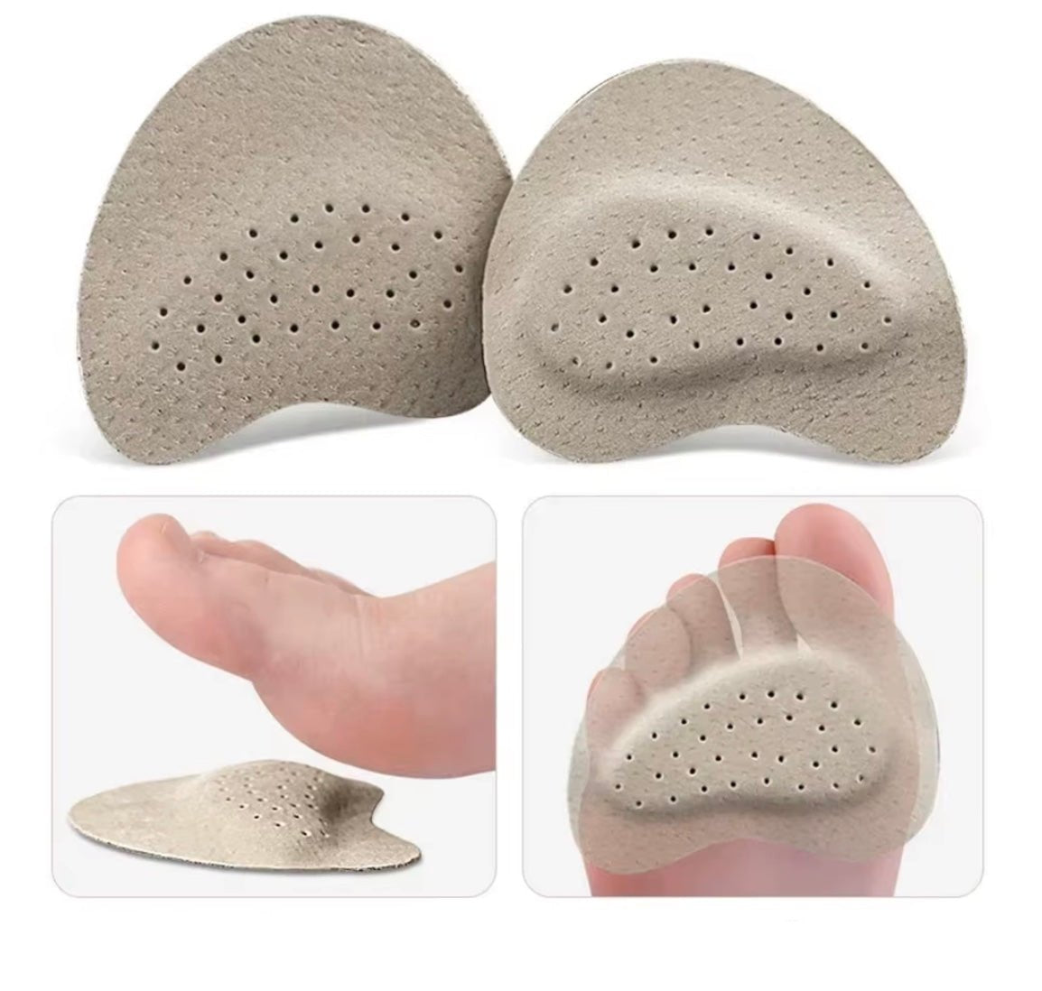 Anti Slip Sandal Forefoot Cushions Pain Relief Pads