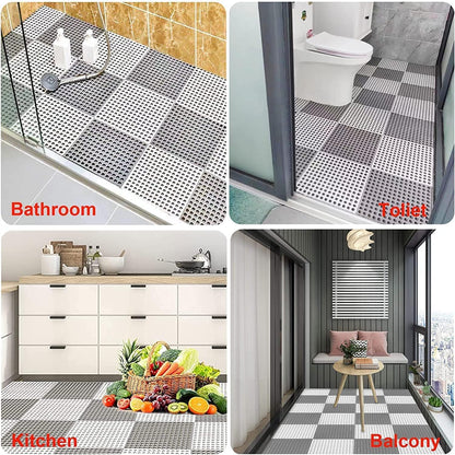 Anti Slip Shower Mat Waterproof Mold Resistant Bathroom Mat