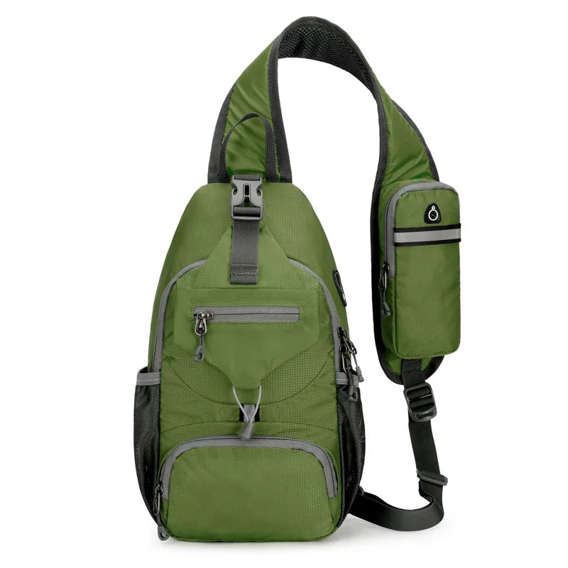 Anti Theft Waterproof Crossbody Shoulder Backpack with Multi Pocket Storage