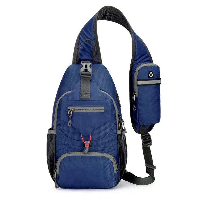 Anti Theft Waterproof Crossbody Shoulder Backpack with Multi Pocket Storage