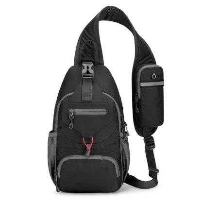 Anti Theft Waterproof Crossbody Shoulder Backpack with Multi Pocket Storage