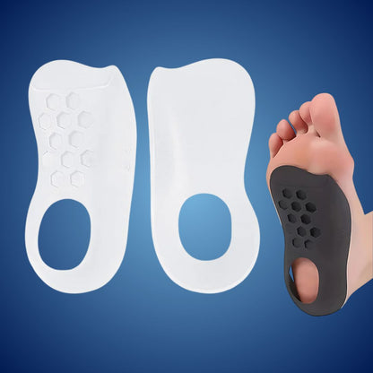 Arch Support Shoe Insoles with Cushioning for Flat Feet and Everyday Comfort