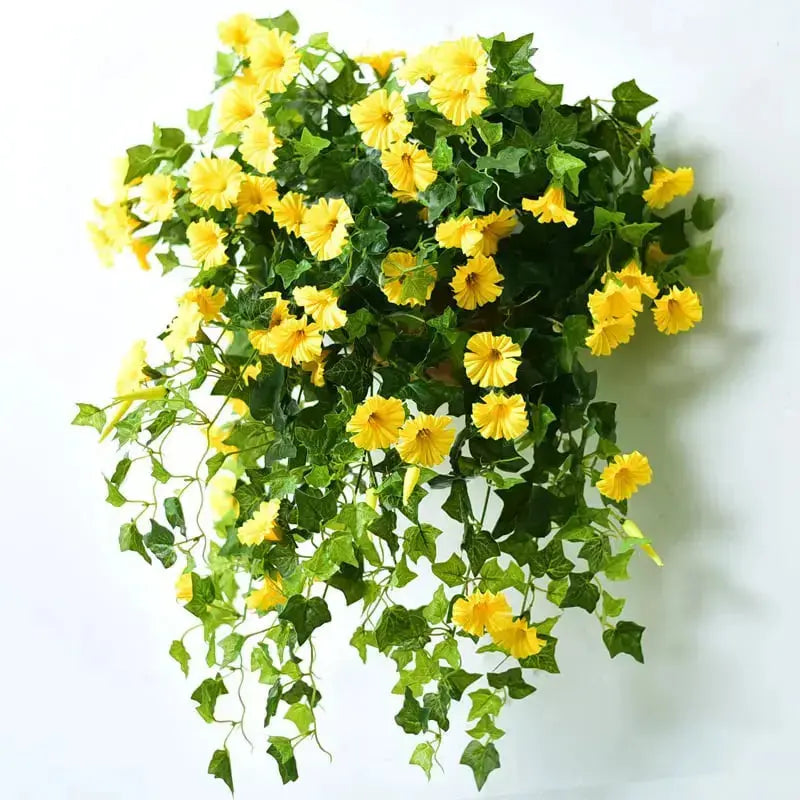 Artificial Morning Glory Hanging Vine UV Resistant