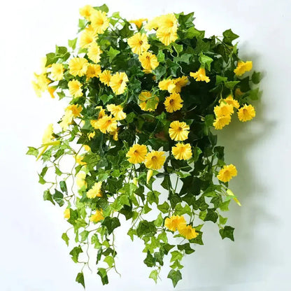 Artificial Morning Glory Hanging Vine UV Resistant