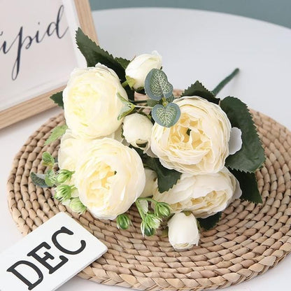 Artificial Peony Flower Arrangement for Home Décor