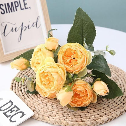 Artificial Peony Flower Arrangement for Home Décor