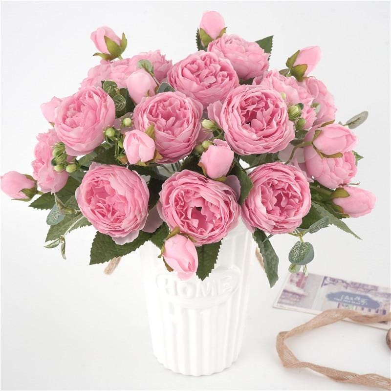 Artificial Peony Flower Arrangement for Home Décor