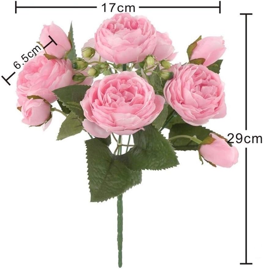 Artificial Peony Flower Arrangement for Home Décor