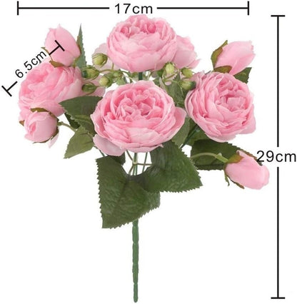 Artificial Peony Flower Arrangement for Home Décor
