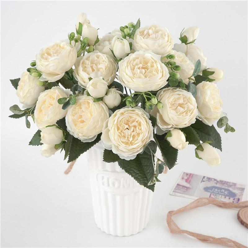 Artificial Peony Flower Arrangement for Home Décor