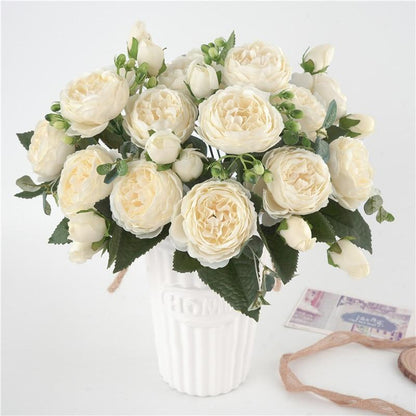 Artificial Peony Flower Arrangement for Home Décor