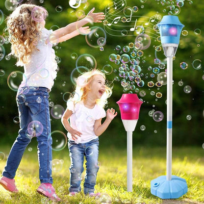 Automatic Bubble Machine Adjustable Height Kids Toy