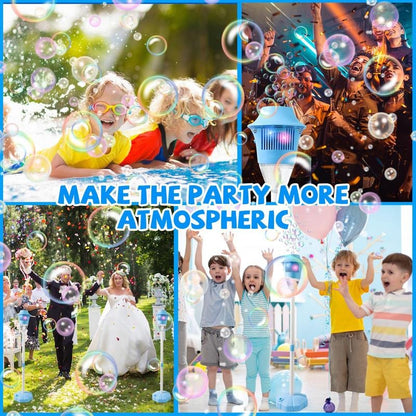 Automatic Bubble Machine Adjustable Height Kids Toy
