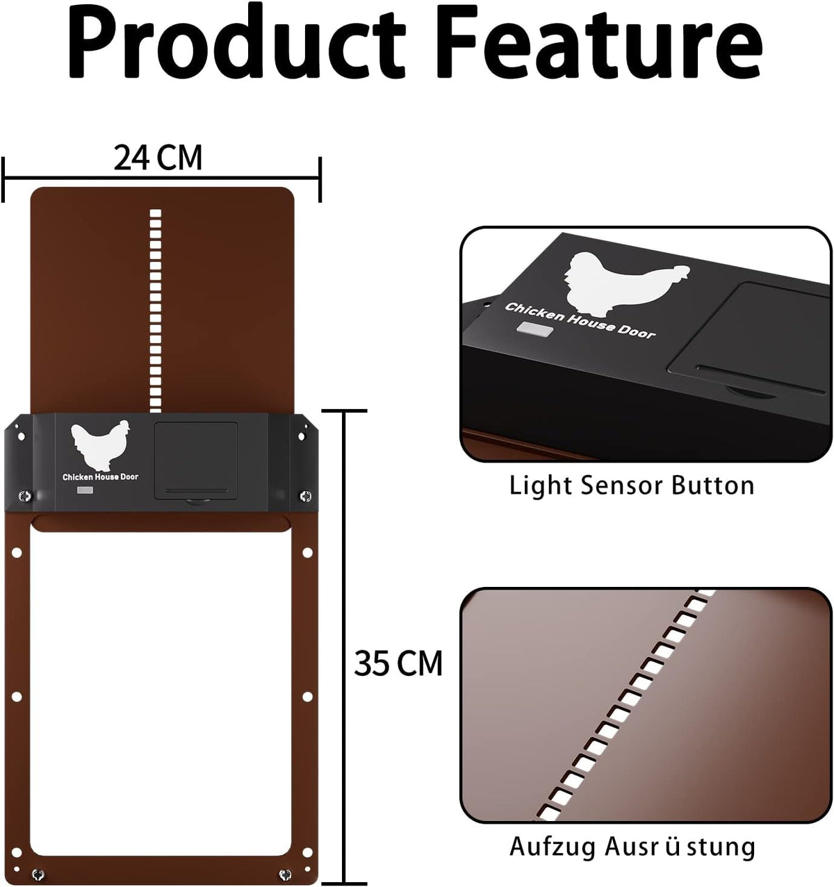 Automatic Chicken Coop Door with Light Sensor