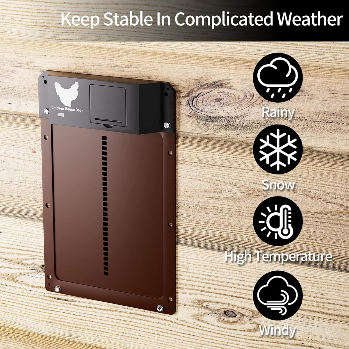 Automatic Chicken Coop Door with Light Sensor