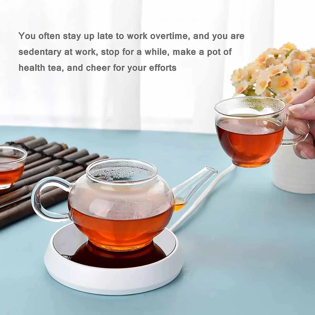 Automatic Gravity Sensor Mug Warmer Coaster