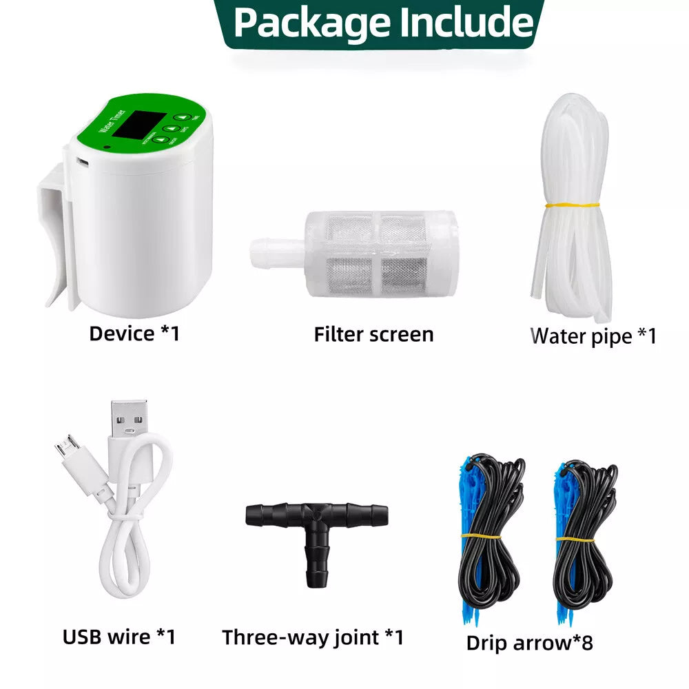 Automatic Indoor Plant Watering System with Smart Timer and Pump