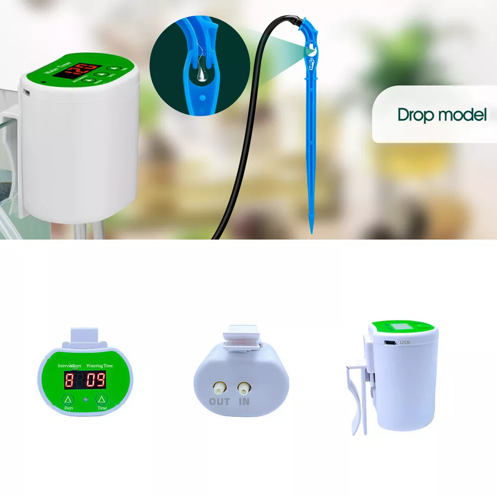 Automatic Indoor Plant Watering System with Smart Timer and Pump