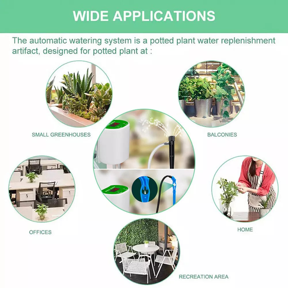 Automatic Indoor Plant Watering System with Smart Timer and Pump