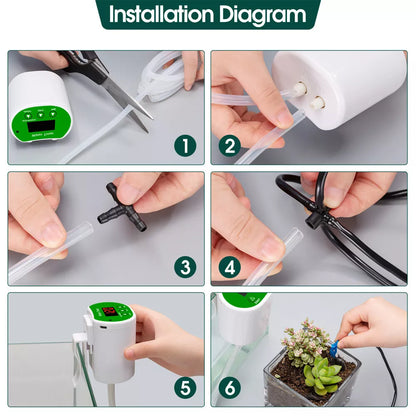 Automatic Indoor Plant Watering System with Smart Timer and Pump