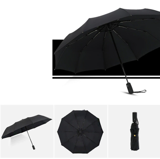 Automatic Reverse Folding Windproof Umbrella with UV Protection